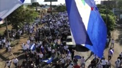 Nicaragüenses exigen libertad y democracia