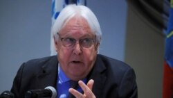 The United Nations' new Under-Secretary-General for Humanitarian Affairs Martin Griffiths addresses a news conference on the humanitarian crisis in Tigray after visiting the region, in Addis Ababa, Ethiopia, Aug. 3, 2021.