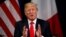 Tổng thống Donald Trump phát biểu trong cuộc họp với Tổng thống Pháp Emmanuel Macron tại New York, ngày 18/9/2017. 