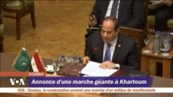 Annonce d'une marche géante à Khartoum