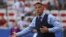 Phil Neville lors d'un match entre l'Angleterre et la Suède au Mondial féminin, USA, France, le 6 juillet 2019.