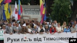 Пикеты в поддержку Юлии Тимошенко.