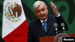 ARCHIVO: El presidente de México, Andrés Manuel López Obrador, durante una conferencia de prensa en Ciudad de México el 20 de enero de 2023.