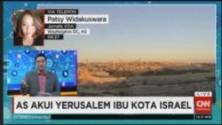 Laporan Langsung VOA untuk CNN Indonesia: Reaksi Warga AS atas Keputusan Trump Terkait Yerusalem