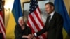 U.S. Treasury Secretary Janet Yellen meets with Ukraine Finance Minister Sergii Marchenko at the Treasury Department in Washington, Oct. 23, 2024.