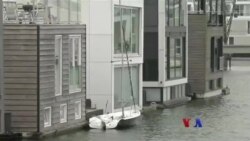 Amsterdam က ရေပေါ်အိမ်