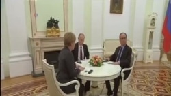 德法俄領導人星期日再次就烏克蘭危機舉行會談