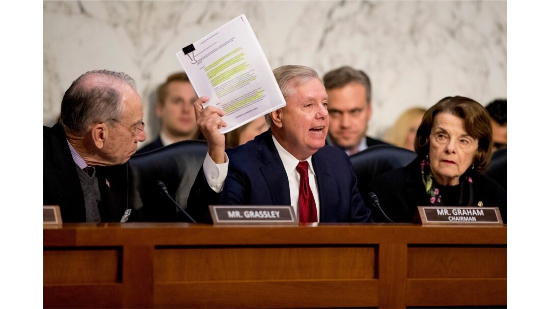 Senate Judiciary Committee Chairman Lindsey Graham, R-S.C., gives an opening statement at Justice Department Inspector General Michael Horowitz's appearance before the committee, Dec. 11, 2019, on Capitol Hill in Washington.