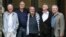 Članovi britanske družine Monty Python, sa lijeva, Eric Idle, John Cleese, Terry Gilliam, Michael Palin i Terry Jones (2014.)