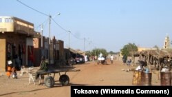 La ville de Nara, au Mali, en janvier 2009. 