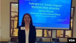 Afërdita Krasniqi, IIE Fulbright