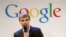 Salah satu pendiri Google, Larry Page dalam sebuah konferensi pers di kantor Google di New York. (Foto: Dok)