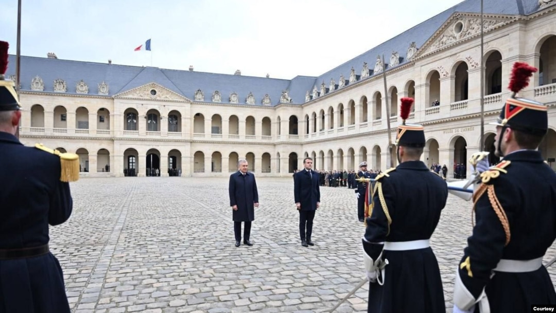 O'zbekiston rahbari Shavkat Mirziyoyev Fransiya safarida, Parij, 12-mart, 2025