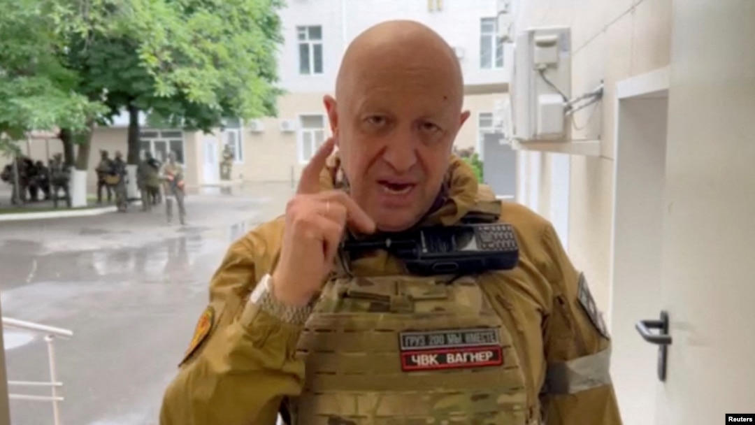 Евгений Пригожин в Ростове-на -Дону. 23 июня 2023.