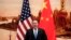 Ngoại trưởng Mike Pompeo phát biểu trong cuộc họp báo chung với Ngoại trưởng Trung Quốc Vương Nghị tại Đại lễ đường Nhân dân ở Bắc Kinh ngày 14/6/2018.