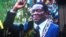 FILE: Zimbabwean President Emmerson Mnangagwa calls on veterans to play a central role in the legislative and presidential election campaign scheduled for late August, Harare, 11 May 2018. (Twitter / President of Zimbabwe)