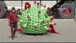 Կորոնավիրուսի արտաքինով ավտոմեքենան` ընդդեմ վիրուսի