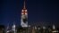 An image of Cecil the lion is projected onto the Empire State Building as part of an endangered species projection to raise awareness, in New York August 1, 2015. 