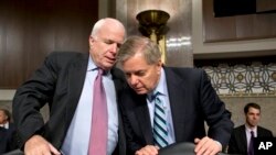 Senatori Džon Mekejn i Lindzi Grejem putuju u Egipat