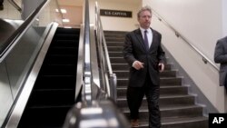 Senator Rand Paul dari Partai Republik di Capitol Hill, Washington, 14 Maret 2019. 