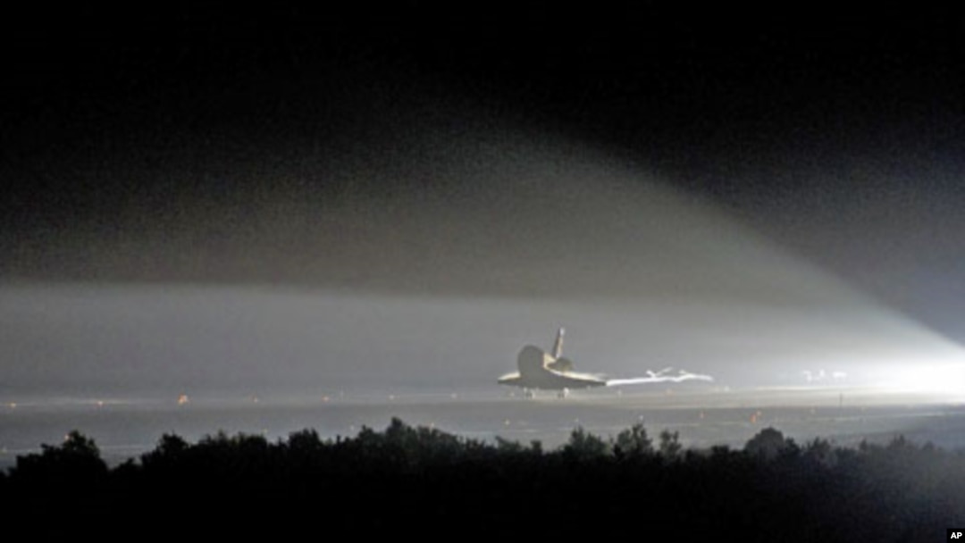 Space shuttle Endeavour on the STS-134 mission made its final landing at the Shuttle Landing Facility at Kennedy Space Center in Cape Canaveral, Florida, June 1, 2011
