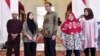 Siti Aisyah, beserta Orang Tua dan Kakaknya bertemu dengan Presiden Jokowi, di Istana Merdeka, Jakarta Selasa (12/3) (Biro Pers Setpres RI).