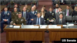 参议院军事委员会就美国小型无人机产业基础举行听证会。(2026年3月5日)