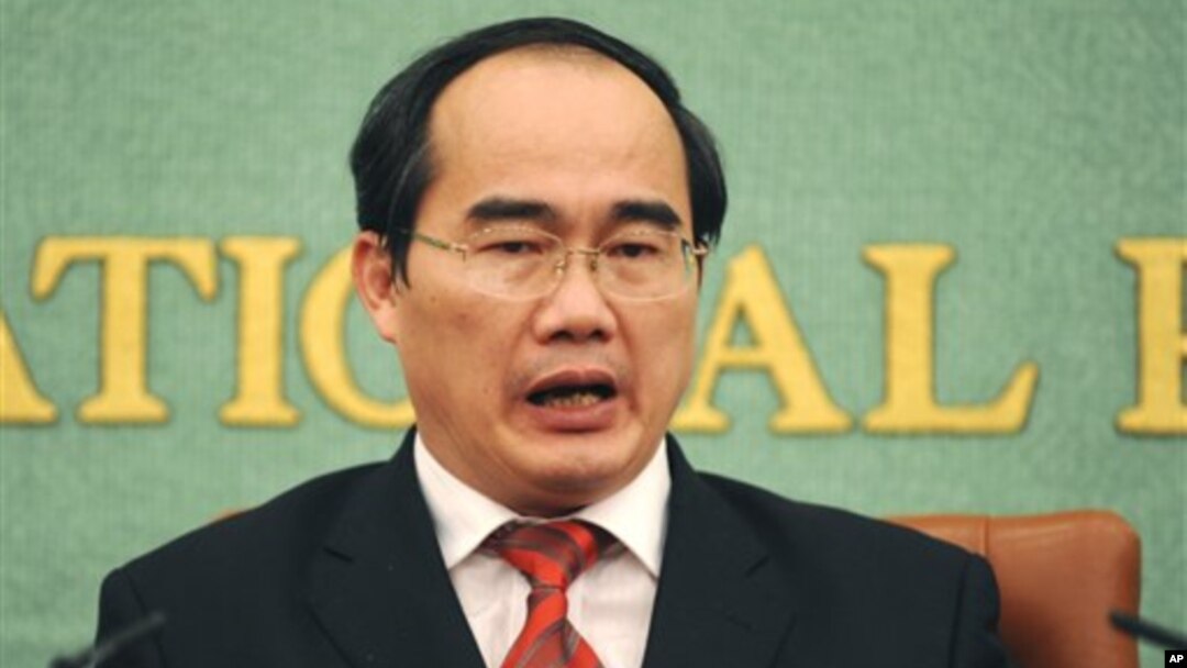 Tân Bí thư thành ủy TP HCM Nguyễn Thiện Nhân.