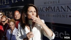 La representante por el estado de Minnesota, Michele Bachmann, obtuvo un solo el 5% de los votos en Iowa.