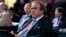 UEFA President Michel Platini waits for the beginning of the preliminary draw for the 2018 soccer World Cup in Konstantin Palace in St. Petersburg, Russia, July 25, 2015.