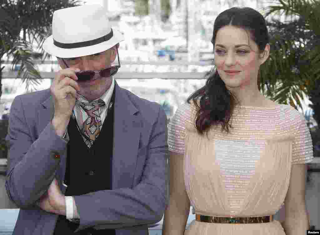 Marion Cotillard y el director JacquesAudiars, que ha basado su película en dos novelas de Craig Davidson.