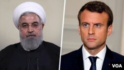 Rouhani Macron 