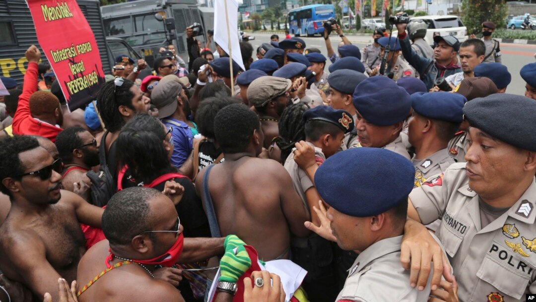 Protes para aktivis Papua (Foto: dok.)