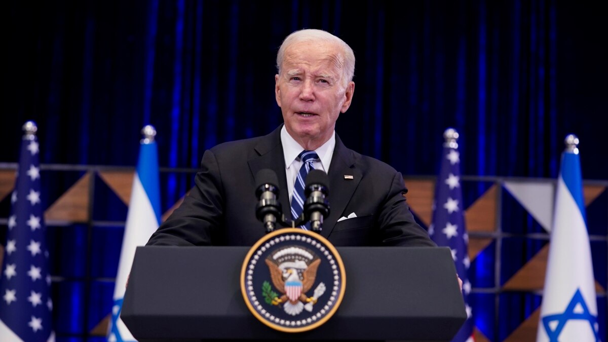 President Biden Announces Aid Package For Israel And Palestine After ...