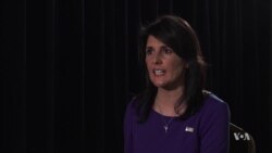 VOA Interview: US Ambassador Haley on Koreas, Palestinians, Rohingya