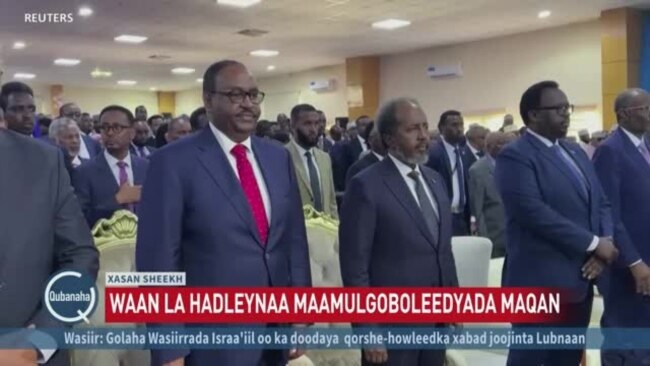 Xasan Sheekh oo farriin u diray Deni iyo Axmed Madoobe