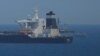 Oil supertanker Grace 1 sits anchored in waters of the British overseas territory of Gibraltar, July 5, 2019.