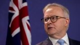 Perdana Menteri Australia Anthony Albanese hadiri dalam konferensi pers di Sydney, Australia, pada 20 Desember 2024. (Foto: AP/Mark Baker)