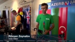Azərbaycanlı şagirdlər robot yarışında iştirak edib