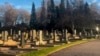 A view of graves at Ostra Kyrkogarden, one of the largest cemeteries in Gothenburg, on Dec. 20, 2024, in Gothenburg, Sweden.