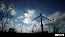 (FILE) Wind turbines at Westmill Wind Farm & Solar Park in the UK.