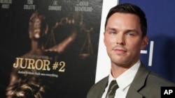 Nicholas Hoult di pemutaran perdana AFI Fest “Juror #2," di TCL Chinese Theatre di Los Angeles. (Jordan Strauss/Invision/AP)