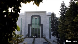 A general view of the Federal Shariat Court is seen after the Pakistani court sentenced the military ruler Pervez Musharraf to death on charges of high treason and subverting the constitution, in Islamabad, Pakistan, Dec. 17, 2019. 