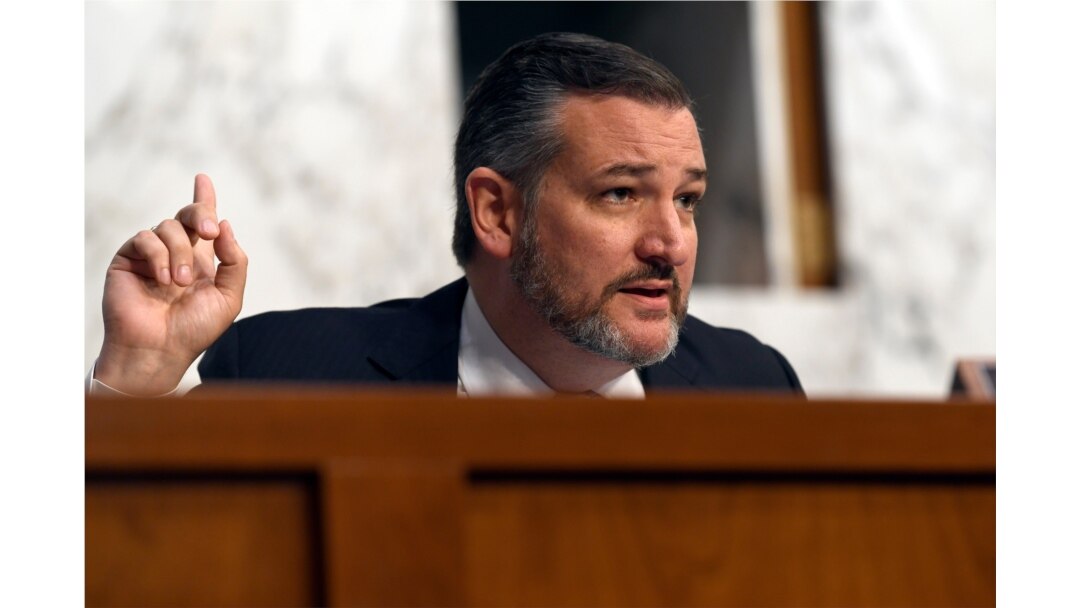 Sen. Ted Cruz, R-Texas, asks a question during a hearing on Capitol Hill, Oct. 29, 2019.