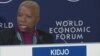 Musician and UNICEF Goodwill Ambassador Angelique Kidjo helped launch a new UNICEF education report at the 2015 World Economic Forum in Davos, Switzerland.