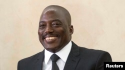 Le président de la République Démocratique du Congo, Joseph Kabila au Palais de la Nation à Kinshasa, 4 mai 2014. 