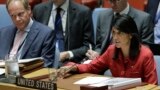 Nikki Haley, mu nama y'Umutekano ya ONU.