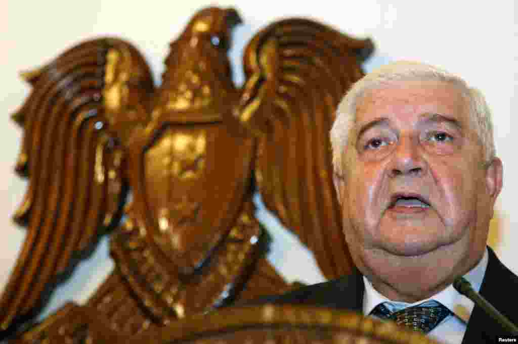 Suriya xarici işlər naziri Valid əl-M&uuml;əllim