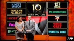 Glumica Monik i predsednik Akademije filmske umetnosti i nauke Tom Šerak saopštili su kandidate za Oskare 2011.