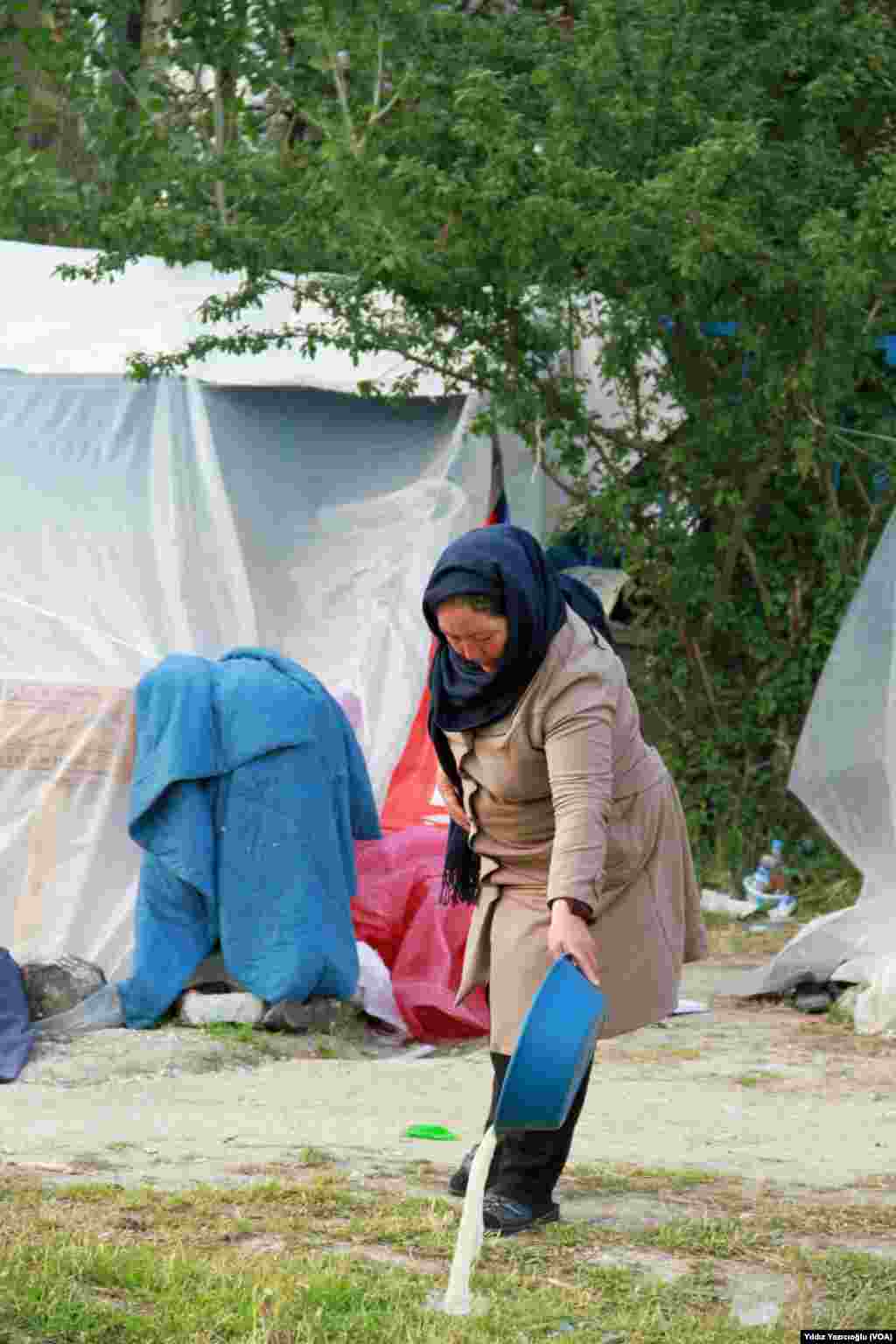 Ankara'da Eylem Düzenleyen Afgan Sığınmacılar